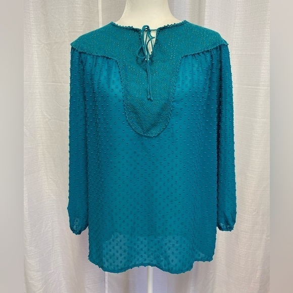 Matilda Jane Swiss dot blouse | size Medium - Picture 1 of 5